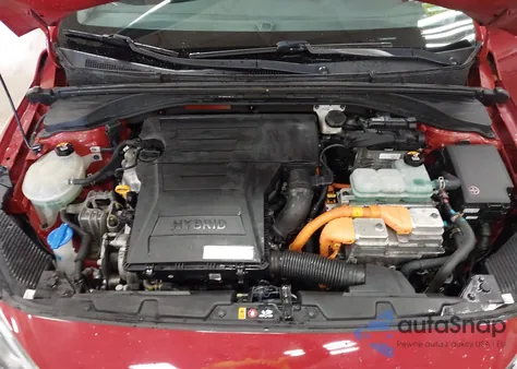 2019 Hyundai Ioniq Hybrid Blue from USA, damaged, VIN KMHC65LC7KU180230